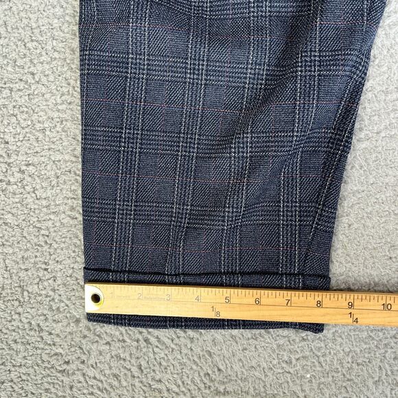 Charter Club Pant Women 28W Plaid Slim Slimming Stretch Cuffed Plus Size 50x28 - Picture 16 of 16